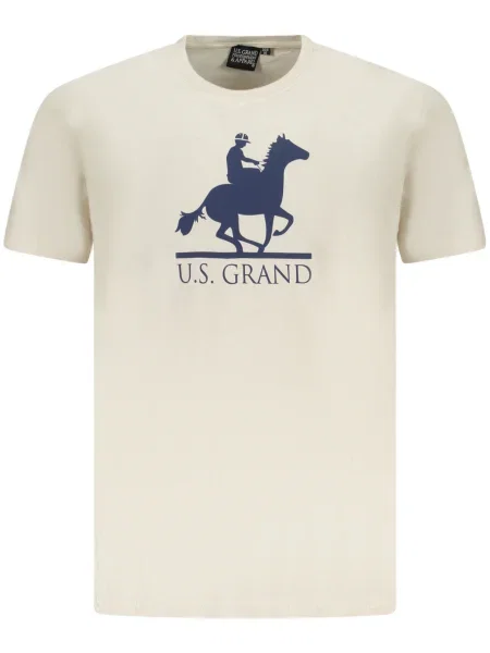 Polo U.s. Grand Polo cu mâneci scurte bej