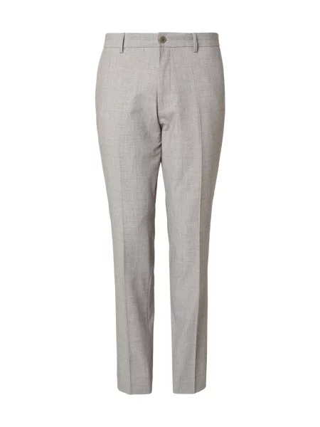 S.Oliver Pantaloni cu dungă deschis maro