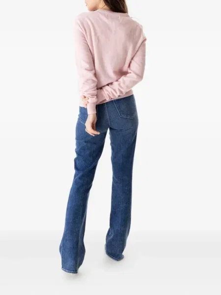 Džemper Lingua Franca s okruglim izrezom ružičasta