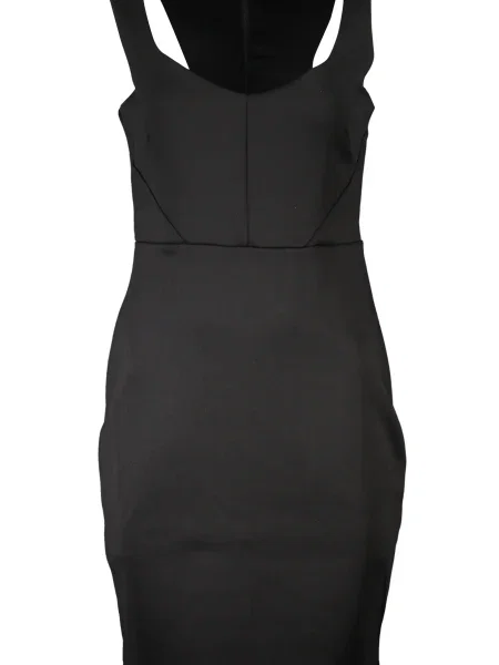 Mała mały sukienka mini Guess z dekoltem w łódkę czarna