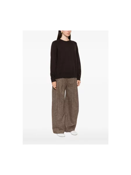 Sweter Max Mara wełniany brązowy