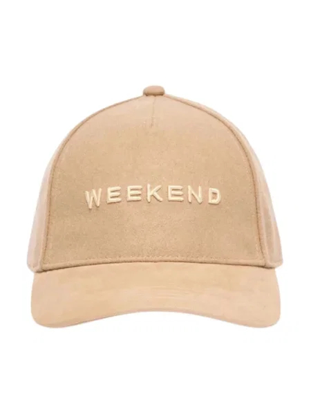 Czapka z daszkiem Weekend Max Mara beżowa