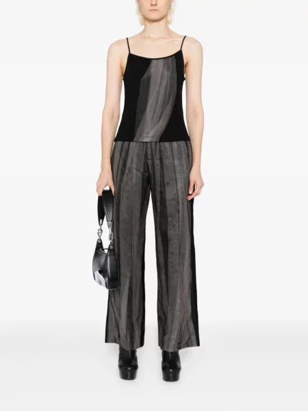 Pantaloni Quetsche din tul negru