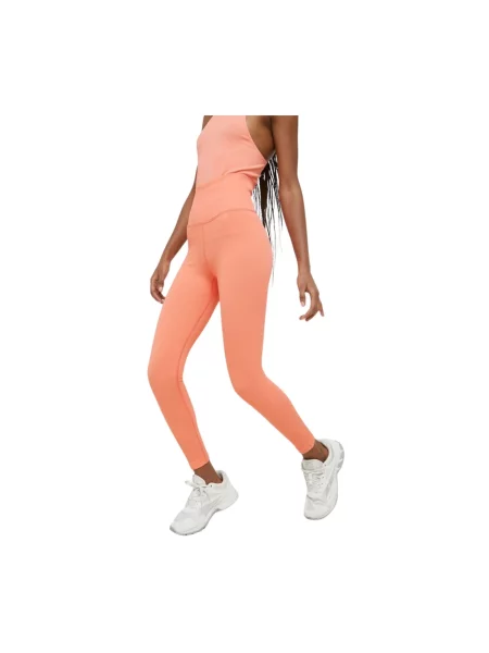 Helly Hansen legginsy gładkie pomarańczowy