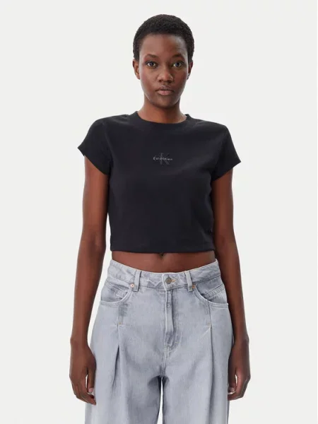 Calvin Klein Jeans T-Shirt μαύρο