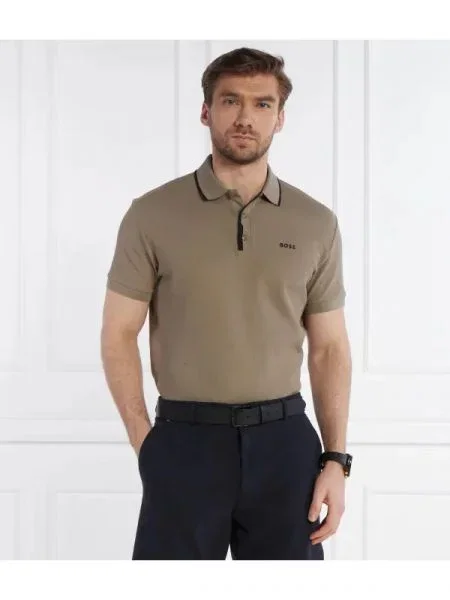 BOSS GREEN Polo Paddy 2 | pique verde