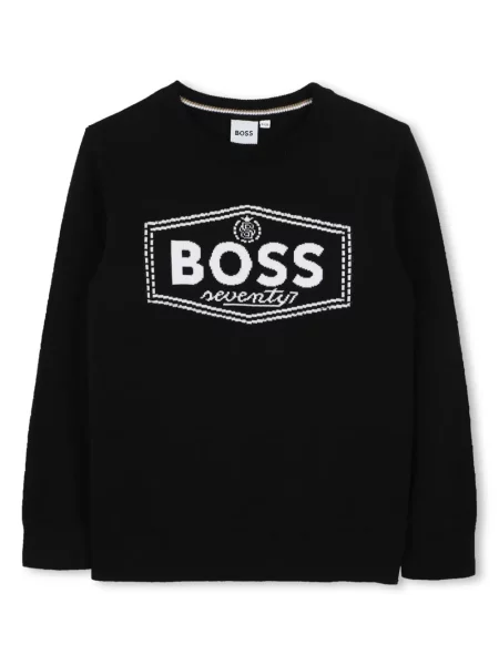 Sweter dziecięcy Bosswear czarny