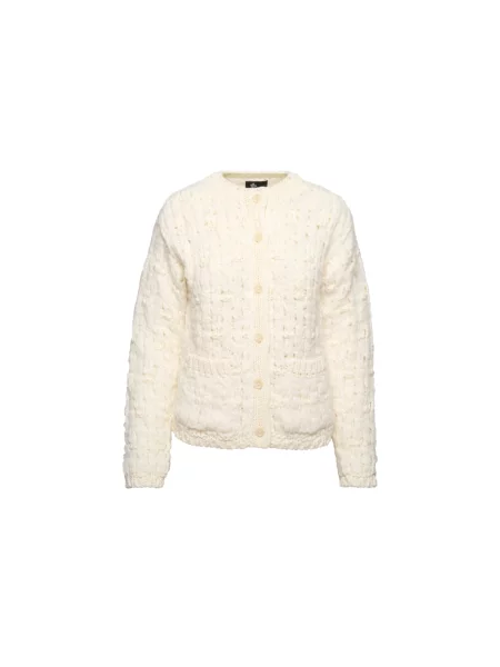 Kardigan Moncler wełniany biały