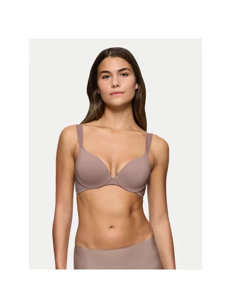 Triumph Бюстгальтер з підкладкою Make-Up Illusion коричневий