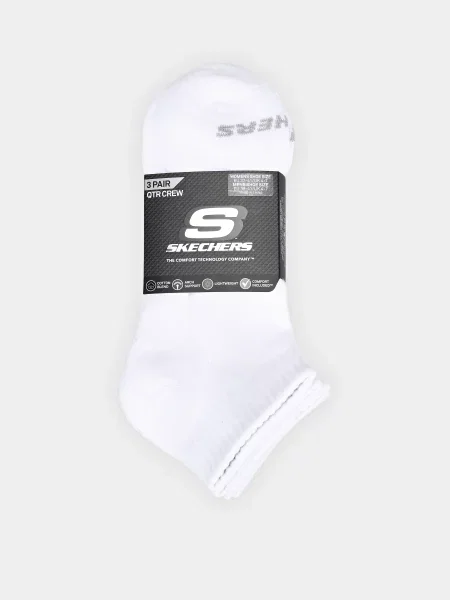 Skechers Набір шкарпеток Бавовна/поліестер білий