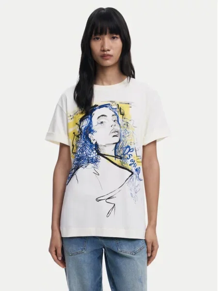 Футболка Desigual белая