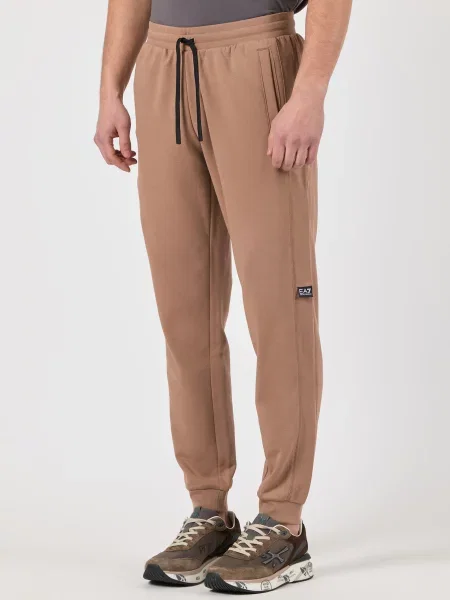 Спортивні штани Ea7 Emporio Armani бежеві