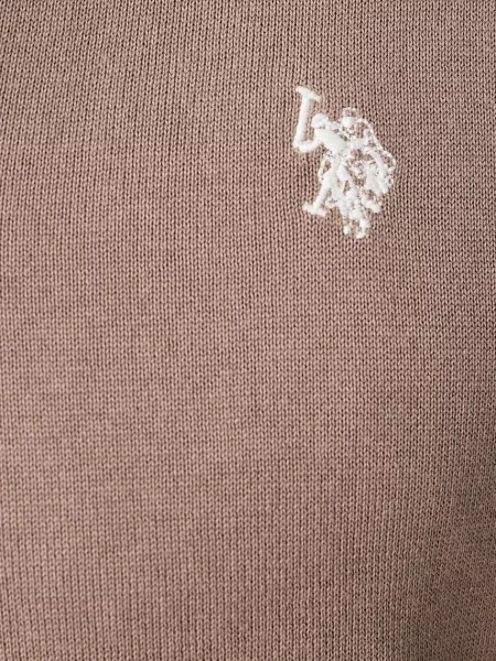 U.S. Polo Assn. светр COTTON ZIP NECK