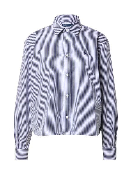 Polo Ralph Lauren Bluza tamno plava bijela