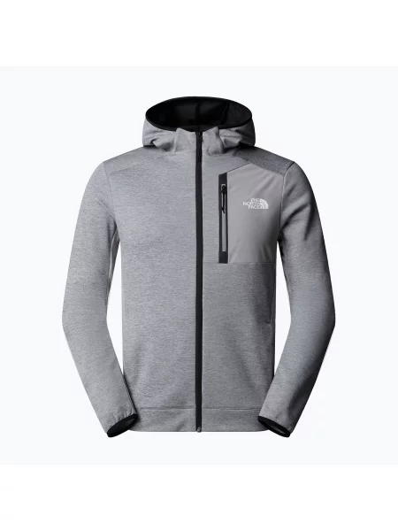 Мъжки суитшърт The North Face Mountain Athletics Fleece Full Zip бледо сив/heather/m сиво