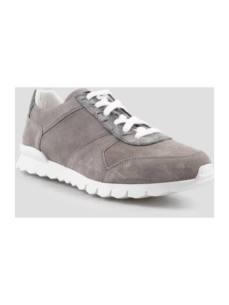Sneakersy Kiton zamszowe szare