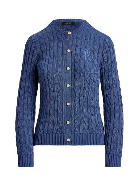 Lauren Ralph Lauren Geacă tricotată închis albastru
