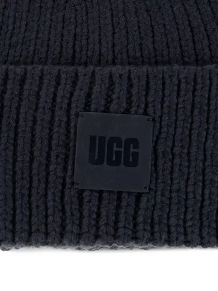 Căciulă Ugg cu autograf albastru