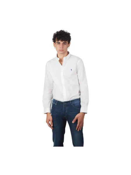 Koszula Ralph Lauren ze stretchu biała