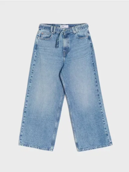 Джинсові кюлоти синій