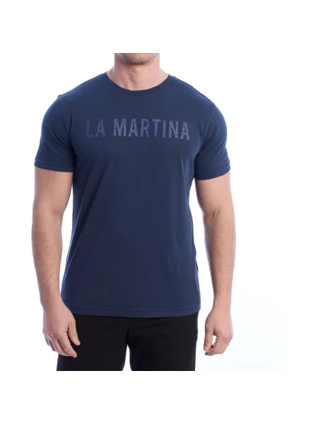 Tričko La Martina modrá