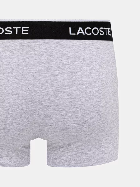 Lacoste testhezálló boxeralsó férfi elasztánnal csomag fekete