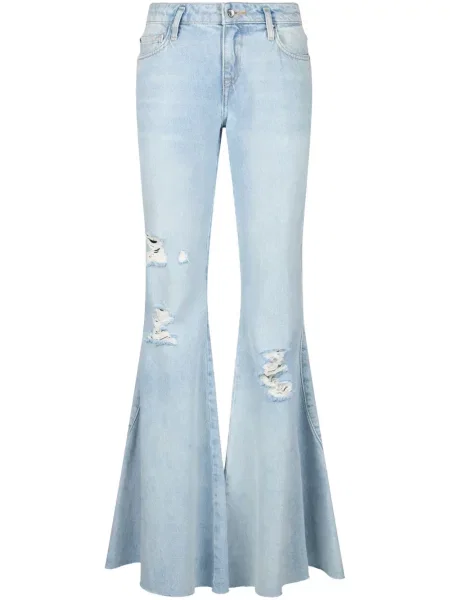 Jeansy dzwony Liu Jo z niską talią niebieskie