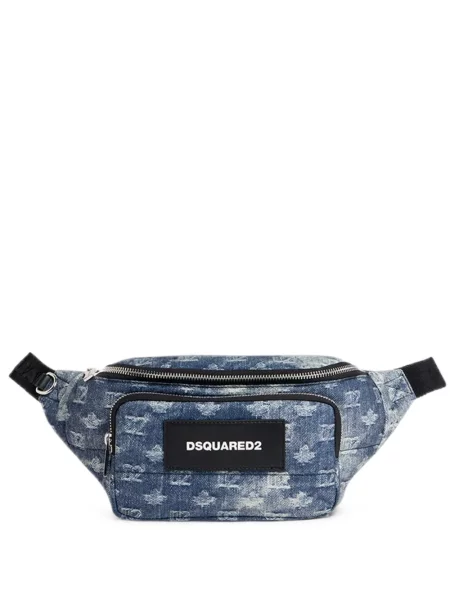 Cu centură curea Dsquared2 albastru