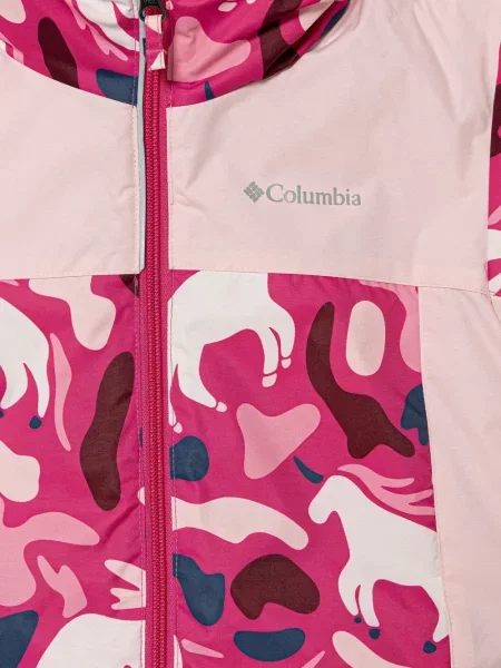Kurtka dziecięca Columbia różowa