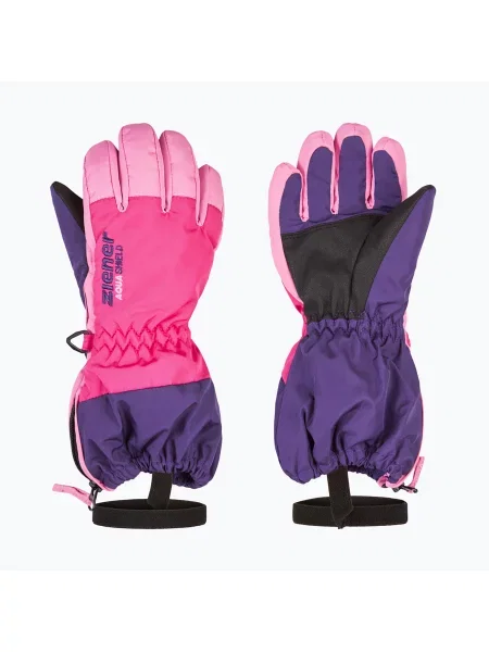 Mănuși de schi pentru copii ZIENER Levio As Minis dark purple violet