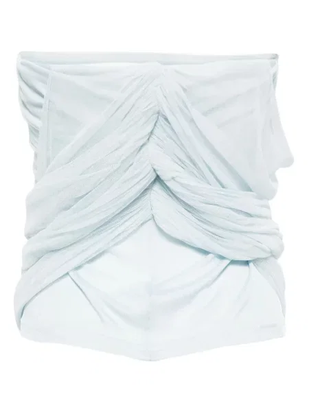 Top Christopher Esber drapat albastru