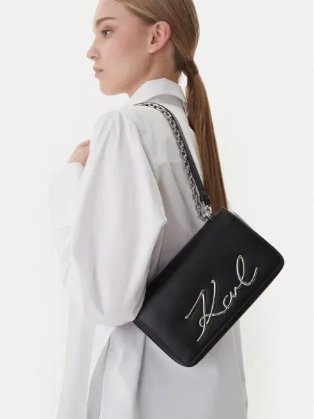 Torebka Karl Lagerfeld K/Signature czarna