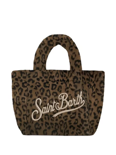 Rucsac Mc2 Saint Barth cu imagine cu model leopard maro
