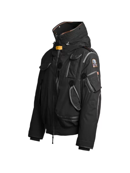 Geacă bomber Parajumpers cu glugă negru