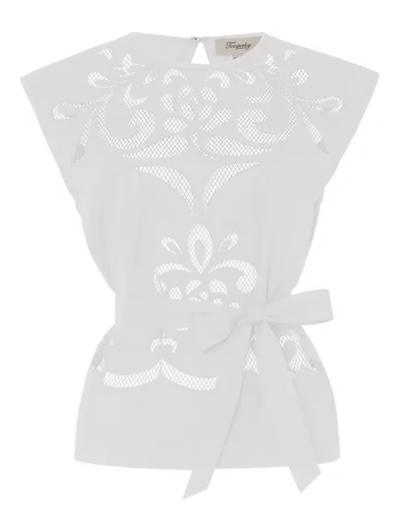Top Temperley London alb