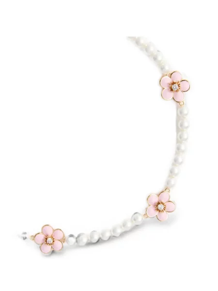 Colier Self-portrait cu model floral