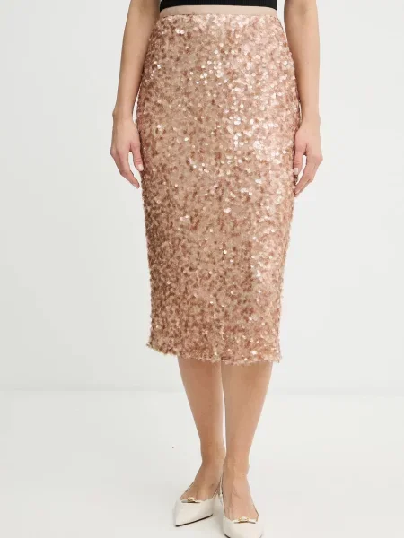 Weekend Max Mara fustă OCCHIO midi drept bej