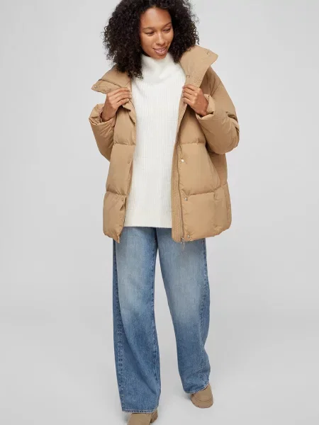 Пуховик Prpy бежевий