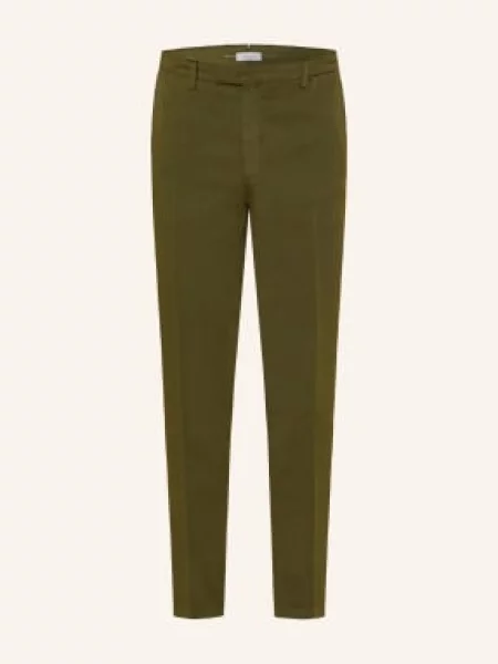 Boglioli Spodnie Garniturowe Slim Fit gruen zielone