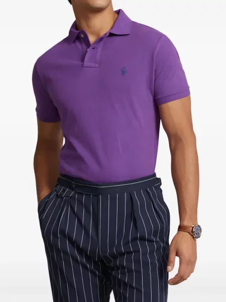 Fleecové polotričko Polo Ralph Lauren s potiskem modré