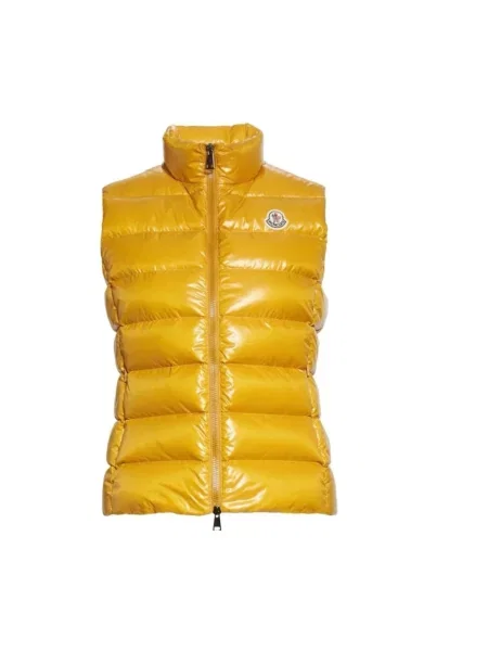 Kamizelka puchowa Moncler żółta