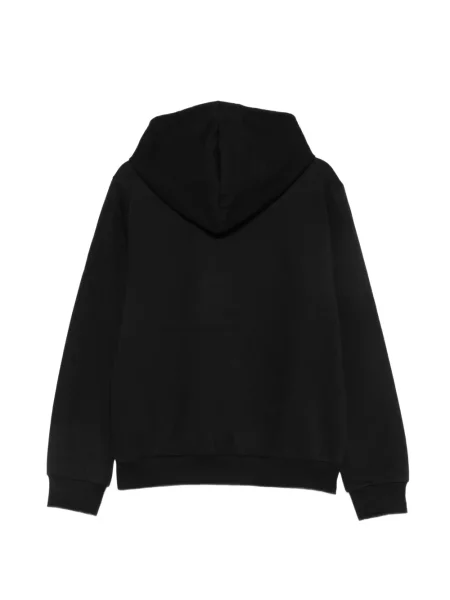 Суичър с качулка The North Face с автограф с връзки черно