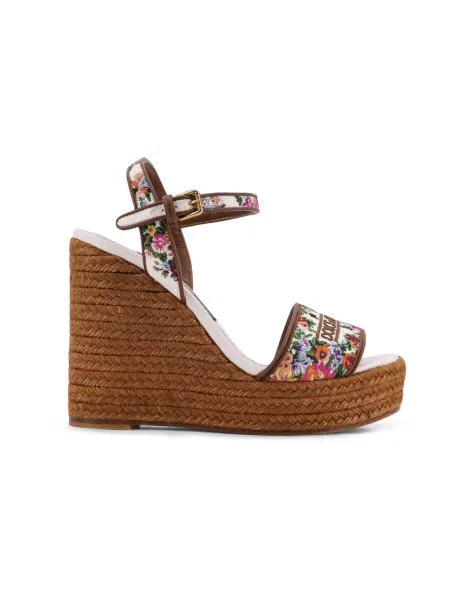 Sandały Dolce And Gabbana na koturnie