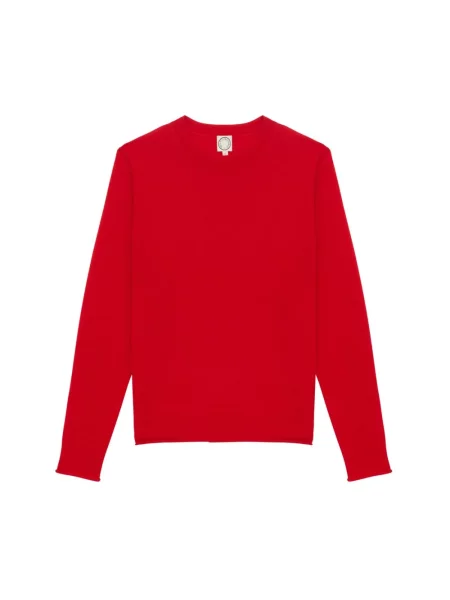 Sweter Ines De La Fressange Paris wełniany czerwony