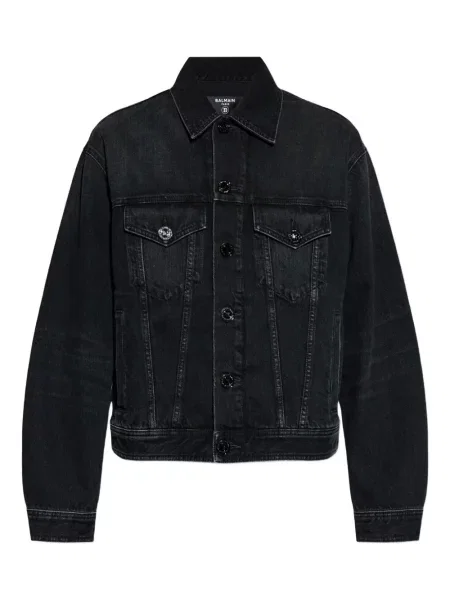 Geacă de blugi Balmain negru
