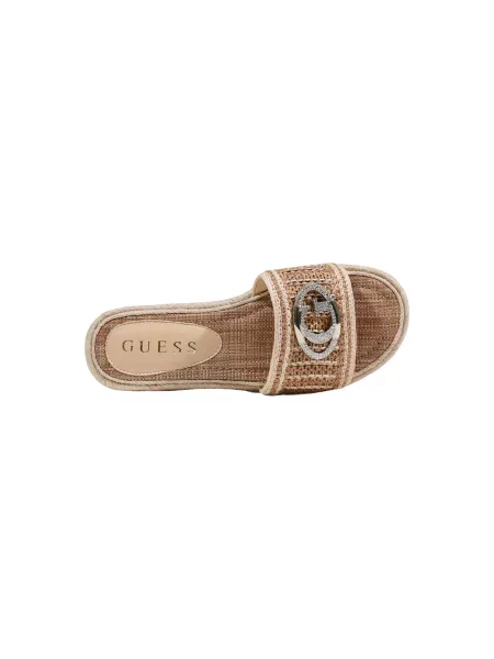 Espadrile Guess FLJKLI Bež kaki