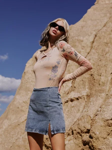 Gepur Боді бежевий