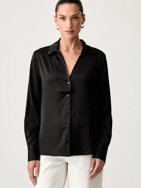 Guess cămașă pentru femei NEW CONCETTA negru