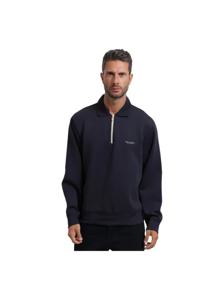 Dzianinowa bluza Armani Exchange niebieska