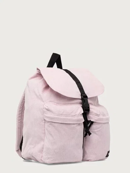 Vans rucsac din catifea reiată roz